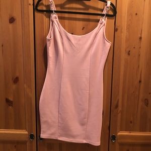 Akira blush mini dress
